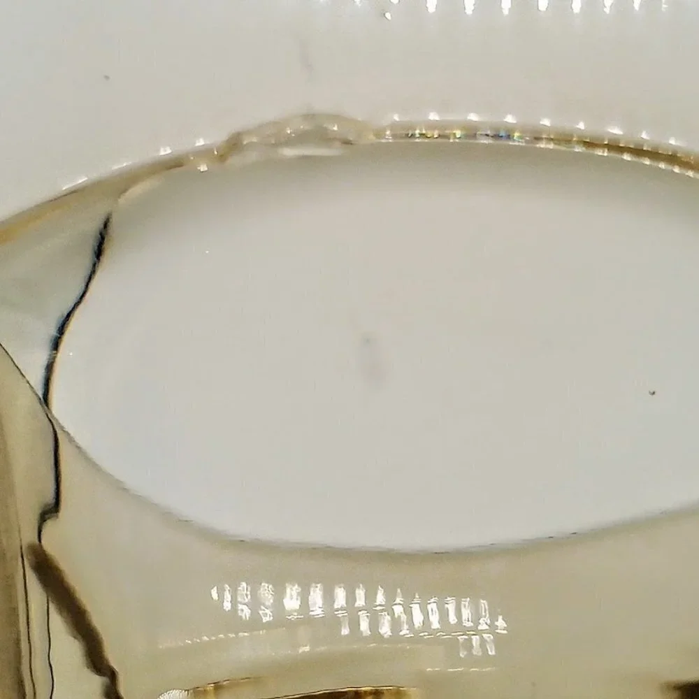 Vintage Fostoria Virginia Brown Tall Champagne Sherbet Glasses (2)